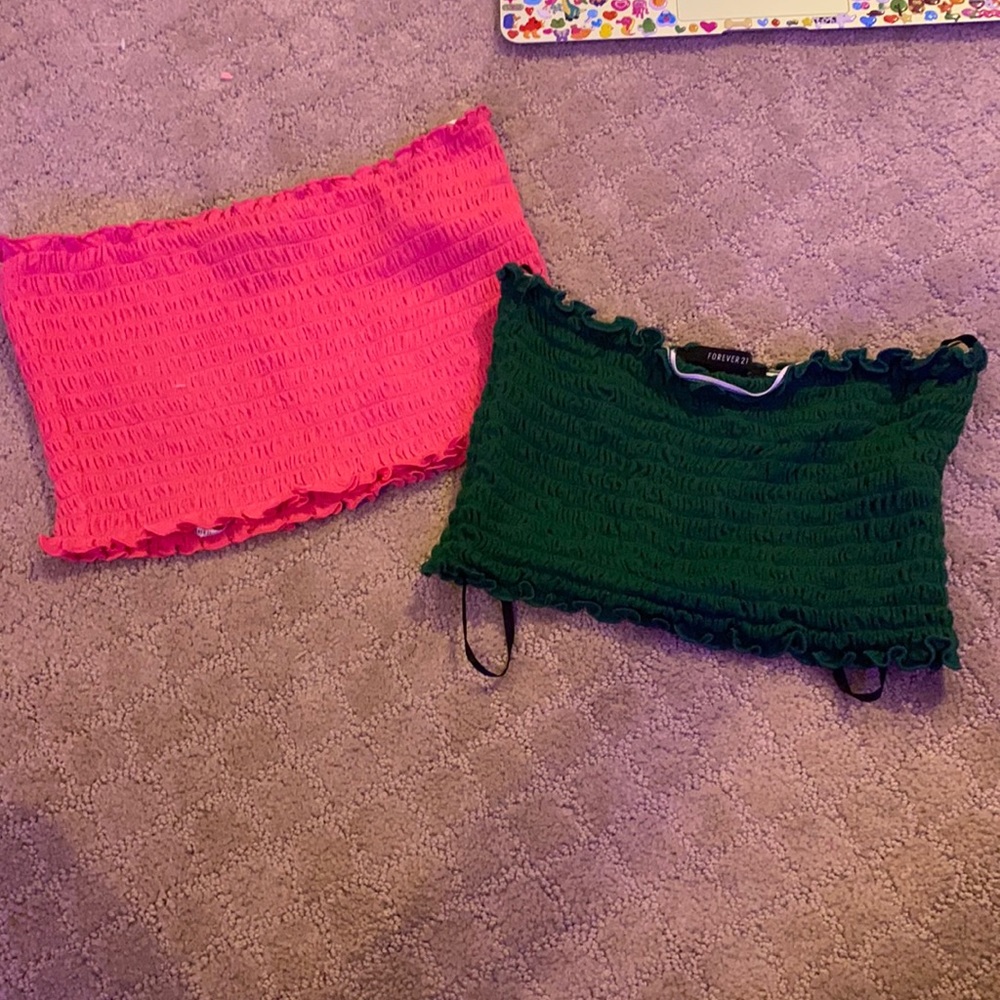 pink and green tube too bundle